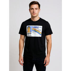 Superbad Movie Shirt McLovin Graphic Crew Neck Mens Small Black Short Sleeve